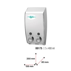 Дозатор для жидкого мыла хромированный BISK 00175