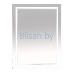 Зеркало Misty 2 Неон LED 600х800 клавишный выключатель (двойная подсветка)