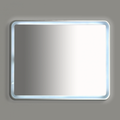 Зеркало Misty 3 Неон LED 1200х800 сенсор на корпусе (с круглыми углами)