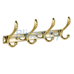 Планка с 4 крючками В00114 золото