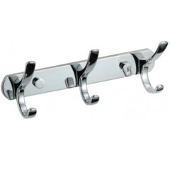 Планка с крючками KH-004253 3 крючка хром