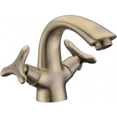 Смеситель для умывальника Kaiser – Trio 57011-1 Bronze