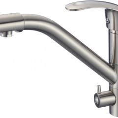 Смеситель для кухонной мойки с фильтром питьевой воды Savol S-L1321L