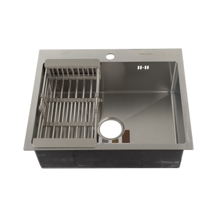 Мойка врезная 60х50х20см сатин FABIA PROFI 60503