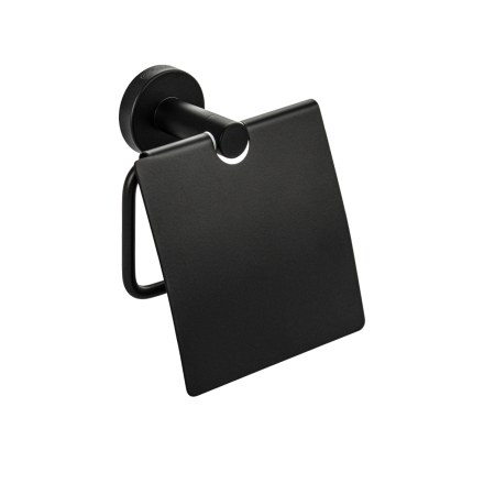 Держатель туалетной бумаги с экраном ЧЁРНЫЙ GFmark 82003