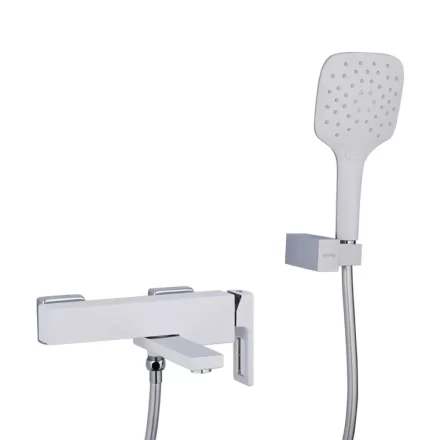Смеситель для ванны Gappo G3217-8 белый/хром