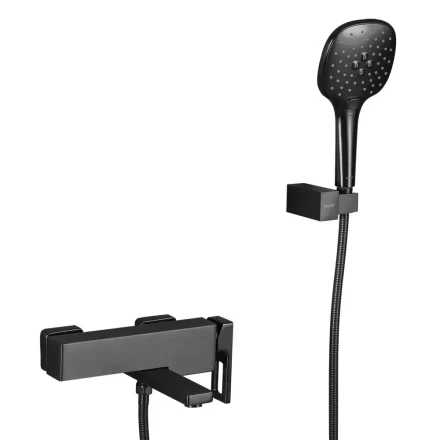 Смеситель для ванны Gappo G3217-9 оружейная сталь