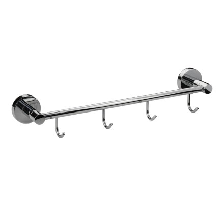 Вешалка с четырьмя крючками  ХРОМ GFmark 79205