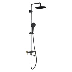 Душевая система Gappo G2409-63 (Золотой, Чёрный)