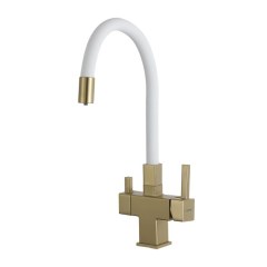 Смеситель для кухни с подключением питьевой воды Gappo G4395-33 (золотой)
