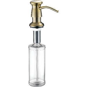 Дозатор для жидкого мыла врезной Gappo G403-4 (бронза)