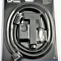 Набор для биде из нержавеющей стали ЧЕРНЫЙ GFmark 20617