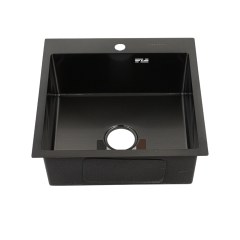 Мойка врезная 50х50х20 см ГРАФИТ толщина 3,0х1 мм  FABIA PROFI 50503G