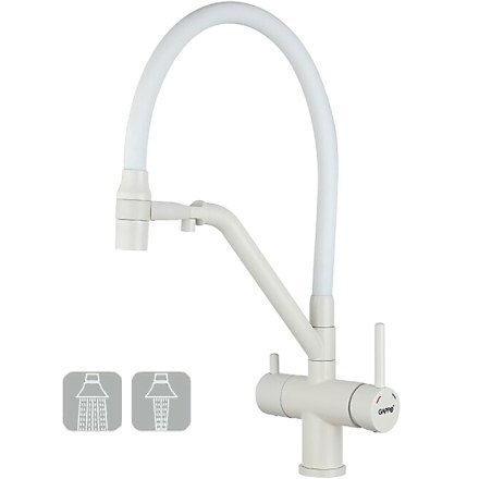 Смеситель для кухни  Gappo G4398-88 (белый матовый)