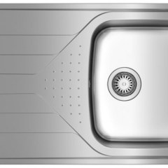 Кухонная мойка Teka Universe 45 T-XP 1B 1D Polished