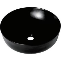 Черная накладная чаша умывальник Gappo GT105-8 (41.5 * 41.5 *13.5 см)