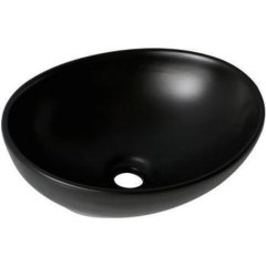 Черный накладной умывальник чаша Gappo GT304-8 (41 * 33 * 14.5 см)