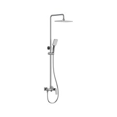 Душевая система Frap F2486-9, оружейная сталь