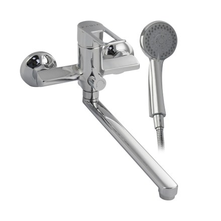 Смеситель для ванны с длинным, плоским изливом ХРОМ FABIA 9770