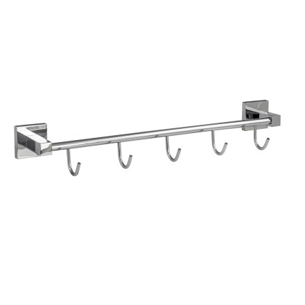 Вешалка с пятью крючками  ХРОМ GFmark 84206