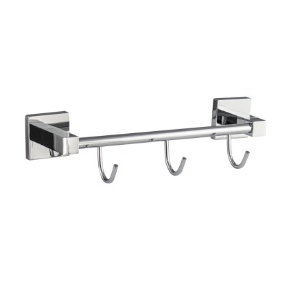 Вешалка с тремя крючками  ХРОМ GFmark 84204