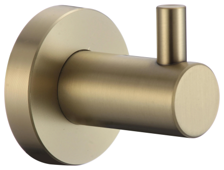 Крючок одинарный S5653C матовое золото