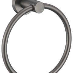 Держатель для полотенец кольцевой S5660G оружейная сталь