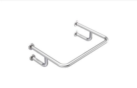 Поручень для раковины настенный, 750×550 мм, Ø32 мм, AISI 304, GRIT 600