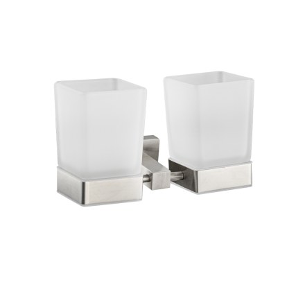 Стакан двойной стеклянный матовый САТИН GFmark 87160