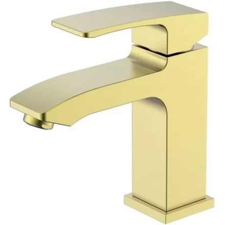 Смеситель для умывальника Raglo R01.10.03 золотой сатин